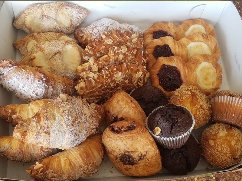 Delicious, fresh pastries daily